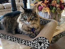 Load image into Gallery viewer, Purrfect World 24&quot; Cat Lounge - Scratcher Snow Leopard