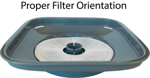 Purrfect World Cat and Dog Water Fountain Carbon - Replacement Filters : for 68 Oz / 2.0L Capacity Fountains - 12 pack