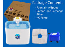 Load image into Gallery viewer, Purrfect World Cat and Dog Water Fountain w/ Carbon - Ion Exchange Filter: 84 Oz / 2.5L Capacity