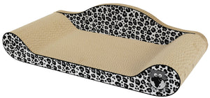 Purrfect World 24" Cat Lounge - Scratcher Snow Leopard